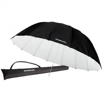 Foto lietussargi - Westcott 7/220cm White / Black Parabolic - ātri pasūtīt no ražotāja