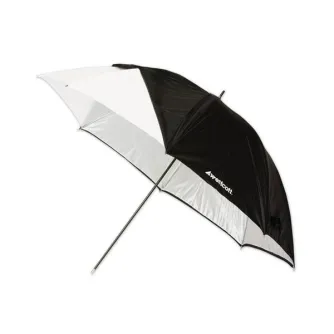 Foto lietussargi - Westcott 32"/81cm Optical White Satin with Removable Black Cover - ātri pasūtīt no ražotāja
