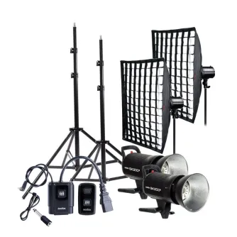Studijas zibspuldžu komplekti - Godox SK200ll Duo kit - ātri pasūtīt no ražotāja