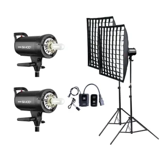 Studijas zibspuldžu komplekti - Godox SK400ll Complete Flash kit - ātri pasūtīt no ražotāja