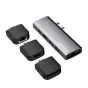 Sortimenta jaunumi - Caruba Multi-Functional 9-in-1 USB-C Hub Space Grey - ātri pasūtīt no ražotāja
