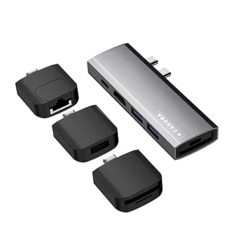 Sortimenta jaunumi - Caruba Multi-Functional 9-in-1 USB-C Hub Space Grey - ātri pasūtīt no ražotāja