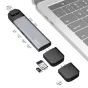 Sortimenta jaunumi - Caruba Multi-Functional 9-in-1 USB-C Hub Space Grey - ātri pasūtīt no ražotāja