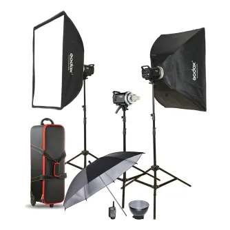 Studijas zibspuldžu komplekti - Godox MS300-D Kit - perc šodien veikalā un ar piegādi