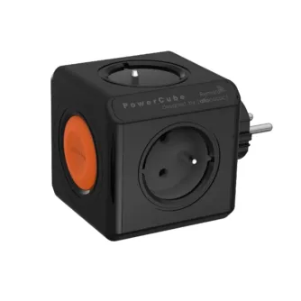 AC adapteri, strāvas vadi - Allocacoc PowerCube Remote Black (FR) - ātri pasūtīt no ražotāja
