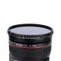 ND neitrāla blīvuma filtri - JJC F-NDV55 Variable ND Filter (ND2-400) - ātri pasūtīt no ražotāja
