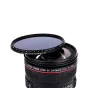 ND neitrāla blīvuma filtri - JJC F-NDV55 Variable ND Filter (ND2-400) - ātri pasūtīt no ražotāja