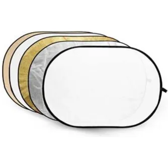 Saliekamie atstarotāji - Caruba 5-in-1 Gold, Silver, Sunyellow, White, Transparent - 150 x 200cm - ātri pasūtīt no ražotāja