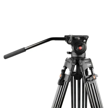 Caruba Videostar 180 Pro Videostatief + vloeistof gedempte kop CTV V180