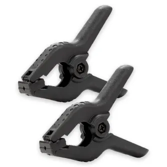 Sortimenta jaunumi - Caruba Background Clamp Black Medium (2 pieces) - ātri pasūtīt no ražotāja