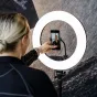 Sortimenta jaunumi - Caruba Round Vlogger 18 inch LED Set PRO with Bag - Black - ātri pasūtīt no ražotāja
