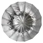 Foto lietussargi - Caruba Deep Umbrella Silver/Black 85 cm - ātri pasūtīt no ražotāja