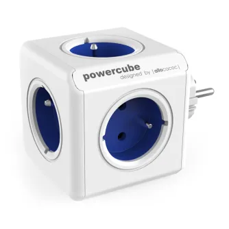 AC adapteri, strāvas vadi - Allocacoc PowerCube Original Blue (FR) - ātri pasūtīt no ražotāja