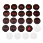 Kameru aizsargi - Caruba Writable Rear Lens Cap Kit Canon (4 pieces) - ātri pasūtīt no ražotāja