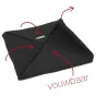 Caruba Protect it wrap 1 Zwarte (laptop / lens cover) PI 1B