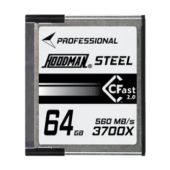 Hoodman CFAST Memory Card - 64Gb Hoodman CFAST Memory Card - 64Gb