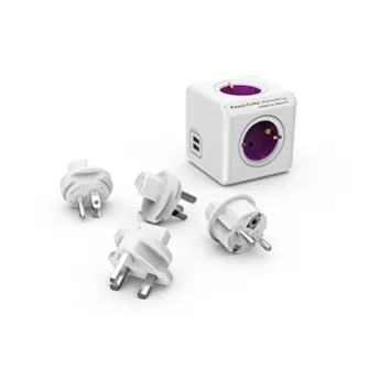 AC adapteri, strāvas vadi - Allocacoc PowerCube ReWirable USB 3x spraudnis - ātri pasūtīt no ražotāja