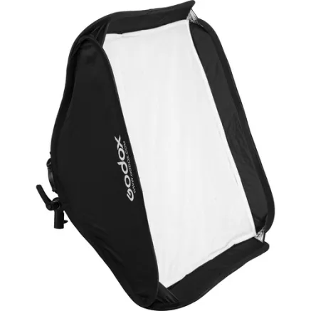 Godox S2 type Bracket Bowens + Softbox 60x60cm + Grid SGGV6060