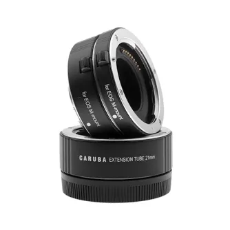 Macro Photography - Caruba Extension Tube Set Canon M-Serie Aluminium - quick order from manufacturer