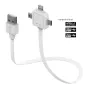 Discontinued - Allocacoc Power USB Cable 3-in-1 80cm White