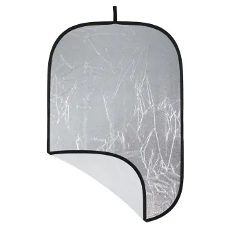 Saliekamie atstarotāji - Westcott Illuminator Collapsible 2-in-1 Silver/White Bounce Reflector (121.9 x 182.8cm) - ātri pasūtīt no ražotāja