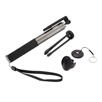 Sortimenta jaunumi - Caruba Selfie Stick Large Bluetooth - Grey - ātri pasūtīt no ražotāja