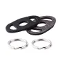Vestes Siksnas Jostas - JJC NS-OA1 Camera Strap Round Lug Ring - ātri pasūtīt no ražotāja