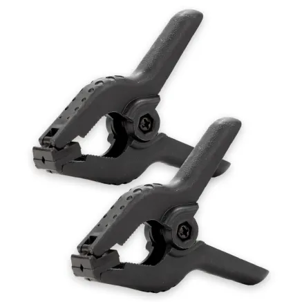 Caruba Achtergrond Klem Zwart Small (2 stuks) HDC 2S2