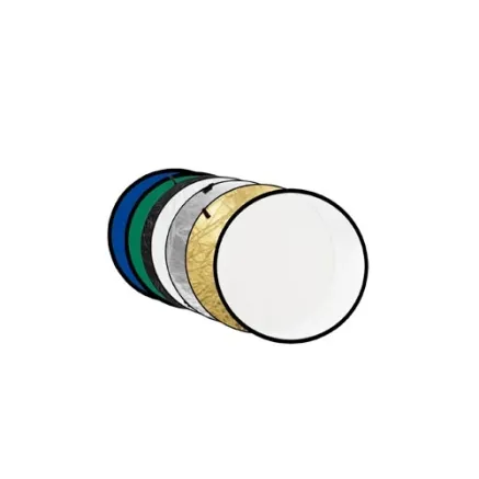 Godox 7 in 1 Reflectiescherm Goud, Zilver, Zwart, Wit, Transparant, Blauw, Groen 60cm RFT 10 6060