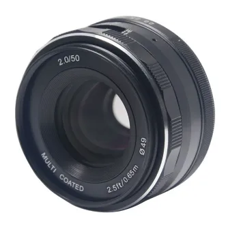 Objektīvi - Meike MK-50 F2.0 Sony E-mount - ātri pasūtīt no ražotāja