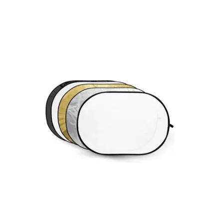 Godox 5 in 1 Goud, Zilver, Zwart, Wit, Transparant Reflector disc 120x180cm RFT 05 120180