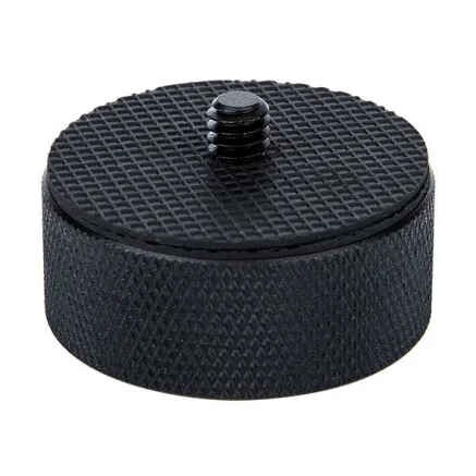 Caruba Adapterschroef 1/4M - 3/8F met Metalen Grip & Rubber Dekplaat
