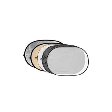 Godox 5 in 1 Soft Gold, Zilver, Zwart, Wit, Transparant Reflector disc 150x200cm RFT 07 150200