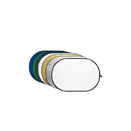 Godox 7 in 1 Goud, Zilver, Zwart, Wit, Transparant, Blauw, Groen Reflector Disc 150X200cm RFT 10 150200