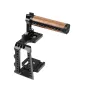 Sortimenta jaunumi - Caruba Half Cage with Wooden Top Handle for BMPCC 4K - ātri pasūtīt no ražotāja