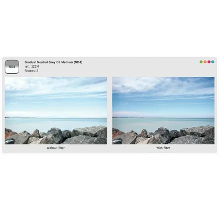 Cokin Filter X121M Neutral Grey G2 medium (ND4) (0.6)