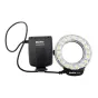 Meike FC-110 rainguos šviesos lampa komplektras su vadovybės lauku ir daurinių LED žvalio, 18 LED, adaptoriais ir oranžiu filtru, tinkamai į mąstymą, makro ir portretų fotografiją.