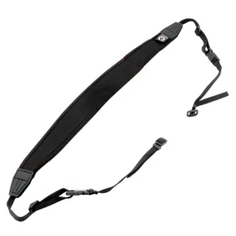 Sortimenta jaunumi - Caruba Camera Neckstrap - extra long + Quick release (Black + Red) - ātri pasūtīt no ražotāja