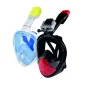 Sortimenta jaunumi - Caruba Full Face Snorkel Mask Pro - Extra Long + Action Cam Mount (Black + Red - S/M) - ātri pasūtīt no ražotāja