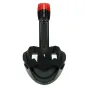 Sortimenta jaunumi - Caruba Full Face Snorkel Mask Pro - Extra Long + Action Cam Mount (Black + Red - S/M) - ātri pasūtīt no ražotāja