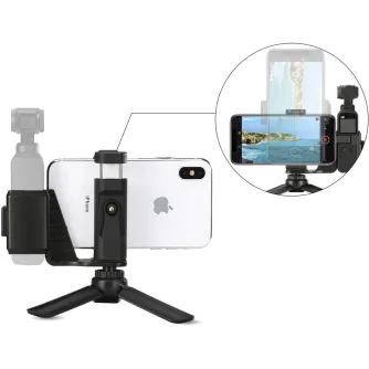 Sortimenta jaunumi - Caruba Osmo Pocket Phone Holder Set ABS (incl table tripod) - ātri pasūtīt no ražotāja