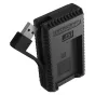 Kameras bateriju lādētāji - Nitecore UCN1 Charger for Canon LP-E6(N) + LP-E8 with indicator + USB - ātri pasūtīt no ražotāja