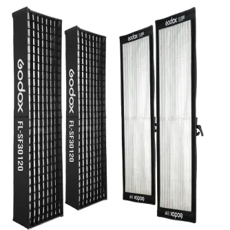LED Gaismas paneļi - Godox Flex Video Duo Strip Kit - perc šodien veikalā un ar piegādi