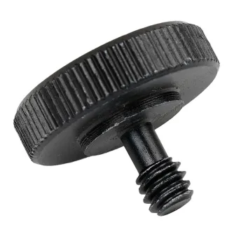 Sortimenta jaunumi - Caruba Adapter Screw 1/4"M - 1/4"F with Metal Grip - Black - ātri pasūtīt no ražotāja