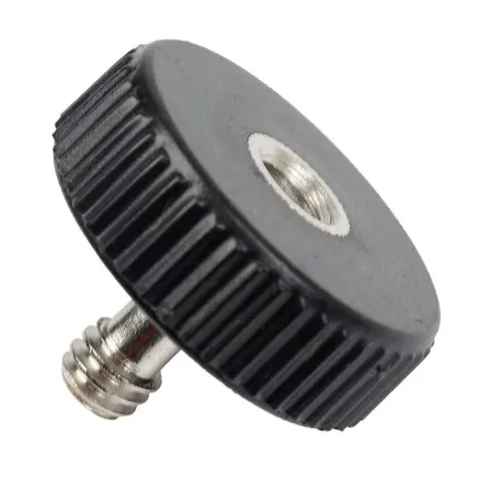 Caruba Adapterschroef 1/4M 1/4F met Kunststof Grip Kort AS 4