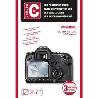 Sortimenta jaunumi - Caruba LCD Screen Protector Universal 2,7" - ātri pasūtīt no ražotāja