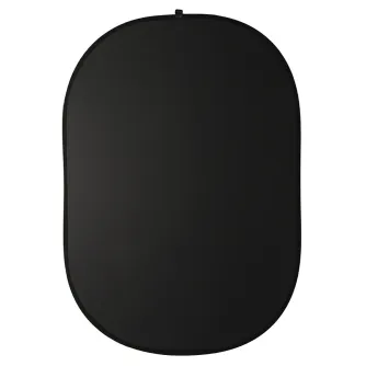 Sortimenta jaunumi - Caruba Foldable Background Black/White Cotton 150x200cm - ātri pasūtīt no ražotāja