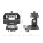 Rigu aksesuāri - SMALLRIG 2903 SWIVEL AND TILT ADJUSTABLE MONITOR MOUNT ARRI-MOUNT 2903 - perc šodien veikalā un ar piegādi