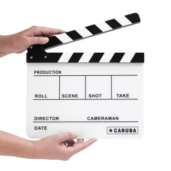 Sortimenta jaunumi - Caruba Professional Director Clapper White/BW (Whiteboard marker) - ātri pasūtīt no ražotāja
