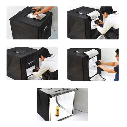 Godox Portable Triple Light LED Ministudio L80x80x80cm LST80